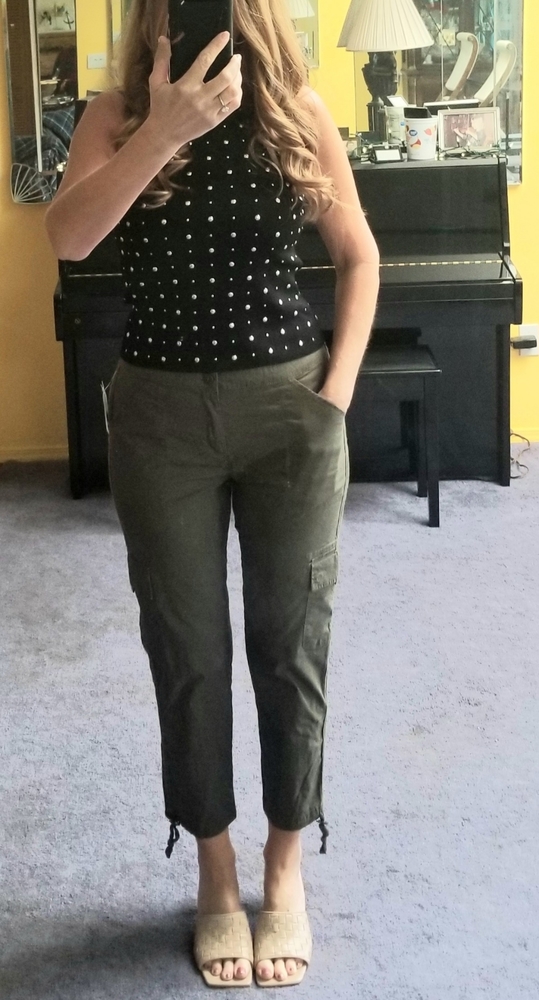 Sanctuary Crop Cargo Pant. Size Medium